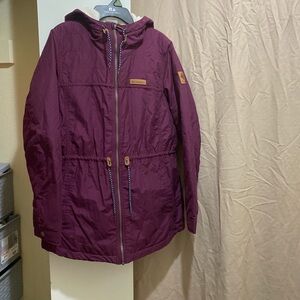 Columbia Sportswear purple jacket with hood
